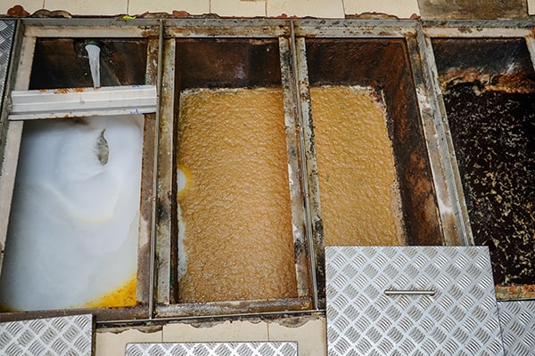 grease trap maintenance should be performed at least every 90 days, but frequency may vary based on usage